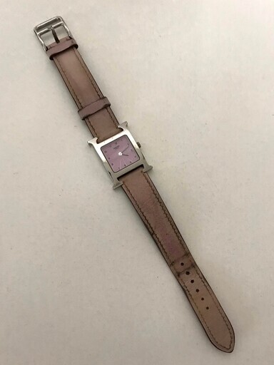 エルメス　腕時計　HH1.210 1602737　ピンク　Hウオッチング