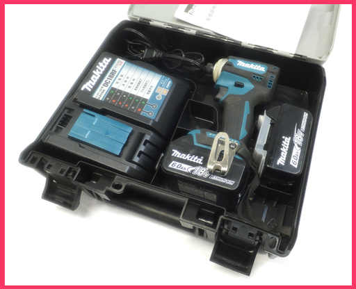 [K1224L]  makita マキタ 18V 充電式インパクトドライバ TD171DRGX バッテリー2個付き 動作品 電動工具 大工道具