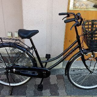 26吋 ファミリーサイクル シングル/ブラック