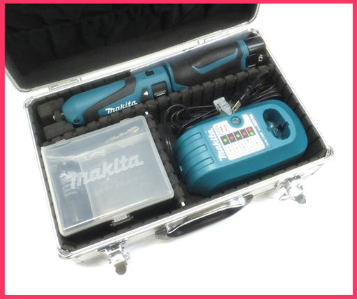 [K1224K] 美品 makita マキタ 7.2V 充電式ペンインパクトドライバ TD021DS バッテリー2個付き 動作品 電動工具 大工道具