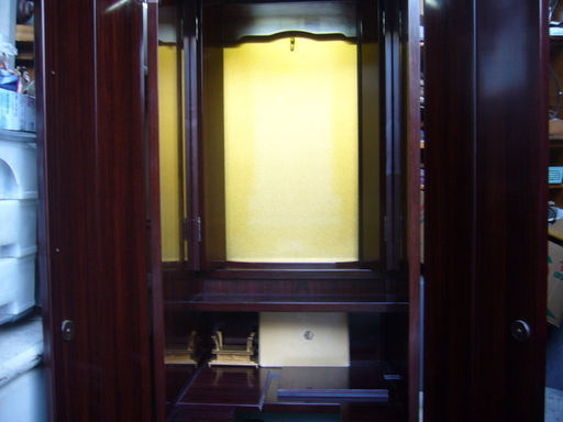 紫檀高級中古仏壇魂抜き洋風