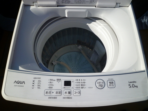 ２０１９年製造　５Ｋ全自動洗濯機　中古