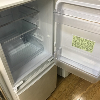 2019年製 SHARP シャープ 137L冷蔵庫 SJ-D14E-W