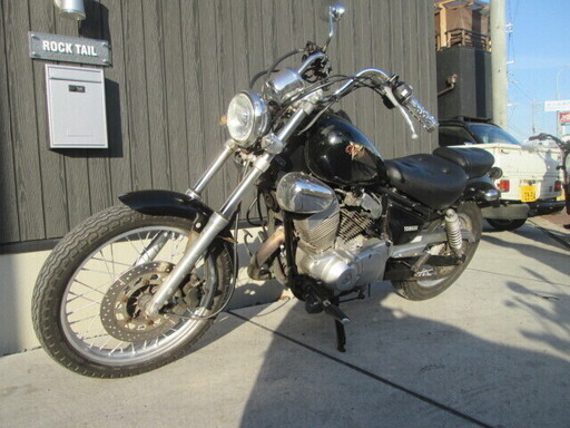 ☆ビラーゴ250 後期 快調です！シート新品！3DM マフラーカスタム