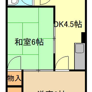 岐阜市賃貸マンション　2DKの画像