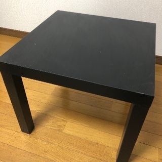 【急募】【譲ります】IKEA 黒ミニテーブル