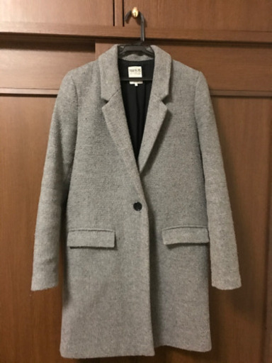 お値下げ中 Zara グレーチェスターコート Rei 三鷹のコート レディース の中古 古着あげます 譲ります ジモティーで不用品の処分