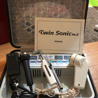 ホームエステ　超音波美顔器TWIN SONIC ver.2 美品❗️