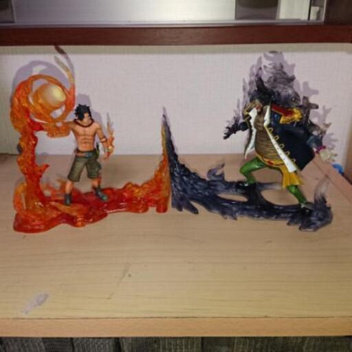 ワンピース フィギュア エースとティーチ ひろゆき 郵送不可 六甲道のフィギュアの中古あげます 譲ります ジモティーで不用品の処分