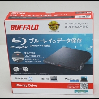 未開封 バッファロー BRXL-PT6U2V-BKD ポータブル...