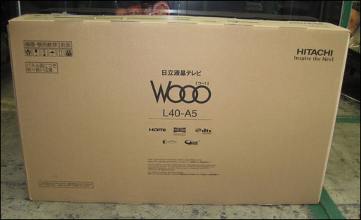 【￥42000-税込】◆未使用◆日立 Wooo ウー 液晶テレビ L40-A5 18年製 40V型 LEDバックライト
