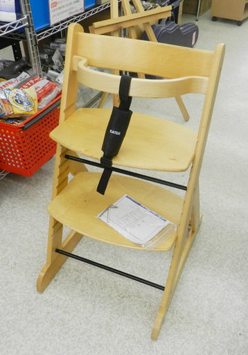 KATOJI ベビーチェア テーブル無し 木製 高さ調整可能 カトージ 子供用