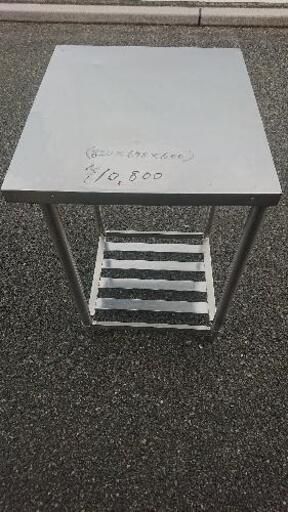 中古品 厨房用作業台(820×675×600)お売りします。