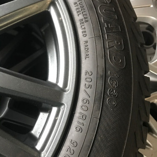205-60/16 アルミホイール付きスタッドレスタイヤ★車に取り付け無料★