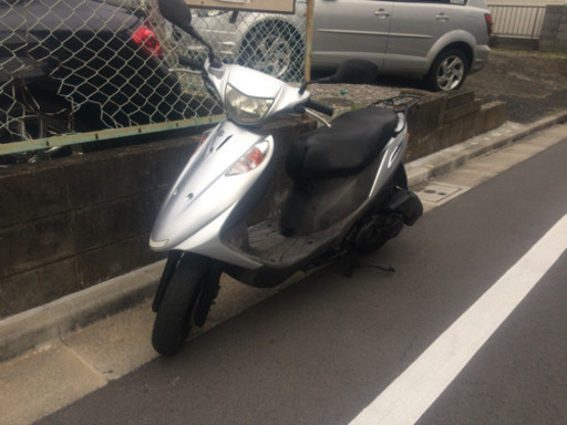 スズキ アドレスV125G シルバー K6 規制前モデル