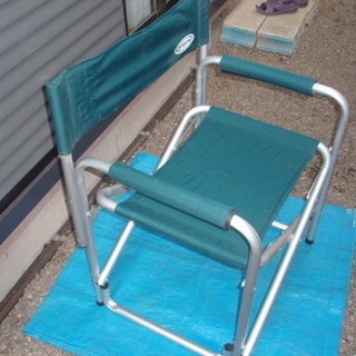 中古キャンプ用折り畳み椅子２脚