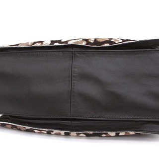 美品 ロエベ LOEWE フラメンコ30 ハラコ×ナッパレザー