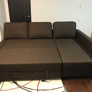 IKEA ソファーベッド フリーヘーテン ブラウン イケア FRIHETEN 【公式 
