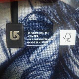 バートンカスタム151値下げしました