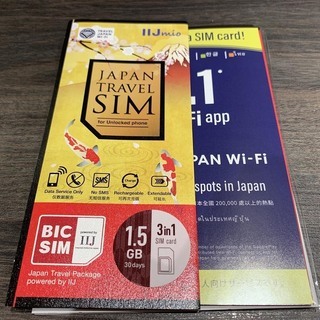 iijmio Japan Travel Sim 1.5 GB