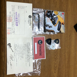 美品 モズライト mosrite ギター ブラック