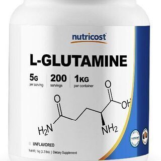 Nutricost L-グルタミンパウダー １kg ノンフレーバ...