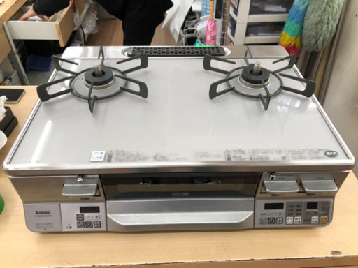 値下げ！！グリル付きガスコンロ 2015年 都市ガス リンナイ RTS65AWG34R2N ガラストップガステーブル【安心の3ヶ月保証】★自社配送時代引き可※現金、クレジット、スマホ決済対応※
