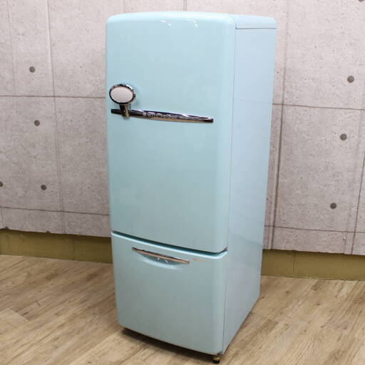 R127)ナショナル National ウィル WiLL FRIDGE mini 2ドア冷蔵庫 NR-B162R-AT 2005年製 レトロ冷蔵庫 ノスタルジック
