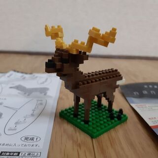 【ご成約】nano block 鹿 ニホンジカ