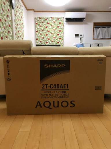 値下げしました。(最終)SHARP AQUOS40型 新品未使用です。