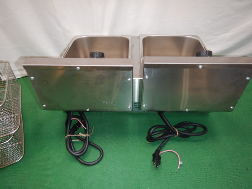 ☆品 ダイシン 電気フライヤー FL-DS6 50/60Hz 卓上 6L 2槽式☆
