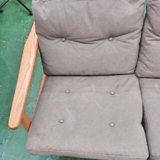 マルニ木工  2Pソファー  オットマン付き