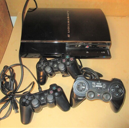 ☆ソニー SONY CECHA00 PS3 60GB プレイステーション3本体◆コントローラー3個付き・初期型