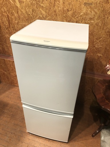 【管理KRR117】SHARP 2011年 SJ-S14T 137L 2ドア冷凍冷蔵庫