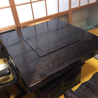 テーブル テーブル椅子二脚セット値引き可能