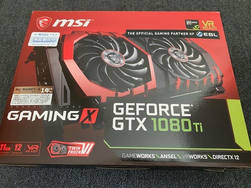 グラフィックボード msi GeForce GTX 1080 Ti GAMING X 11G