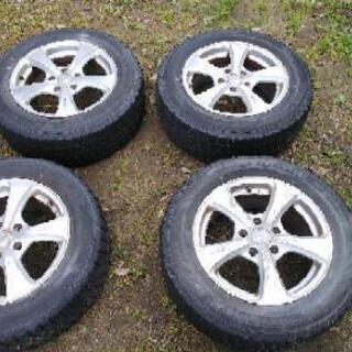 新品本物 社外16 5／114＋スタッドレス 215／60Ｒ１６ オデッセイ