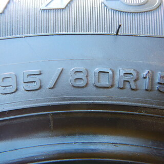 195/80Ｒ15　4本　2019年製新車外し　ＳＰ１７５Ｎ　ハイエース