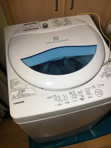 2017年製　東芝洗濯機5キロ　3年使用