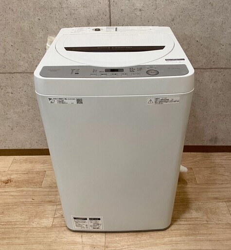 R*945 洗濯機 SHARP シャープ ES-GE4C-T 4.5Kg 2019年製