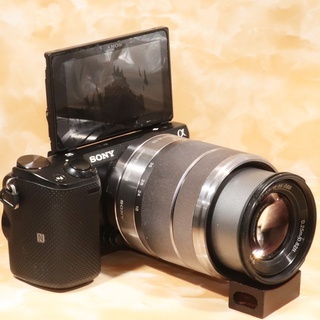 ★自撮り＆スマホ転送★ソニー NEX-5 レンズキット ブラック