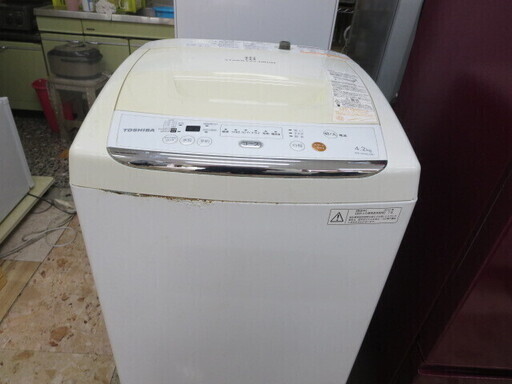 TOSHIBA　AW-42ML 洗濯機4.2キロ　2012年製