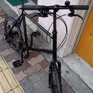 20吋 ミニベロ 7speed/ブラック