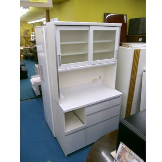 札幌 【幅105cm】 パモウナ 大型レンジボード 食器棚 レンジ台 大きめ キッチンボード 収納 家具 札幌 【幅105cm】 パモウナ 大型レンジボード 食器棚 レンジ台 大きめ
