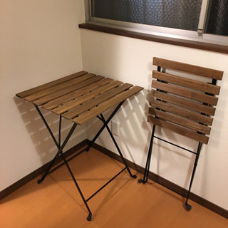 IKEA（イケア）　ガーデンテーブル＆チェア　セット