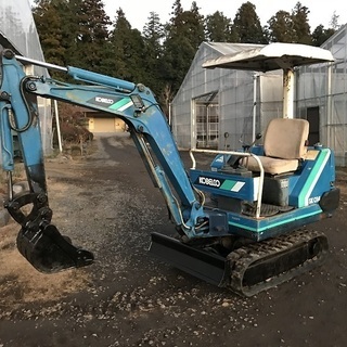 コベルコ SK014 配管付き ユンボ バックホー 油圧ショベル ゴムキャタ ...