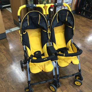 Aprica 双子用ベビーカー ネルコベッドツインズサーモ ペルソナイエロー
