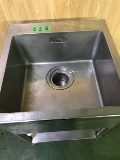 一槽シンク(幅600mm、奥行600mm、高さ840mm)