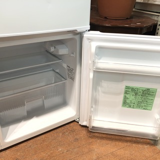 管理KRR119】YAMADA 2017年 YRZ-C09B1 90L 2ドア冷凍冷蔵庫