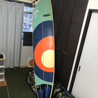 SMAC ロングボード　プロ仕様　ケース、リーシュコード、フィン付き